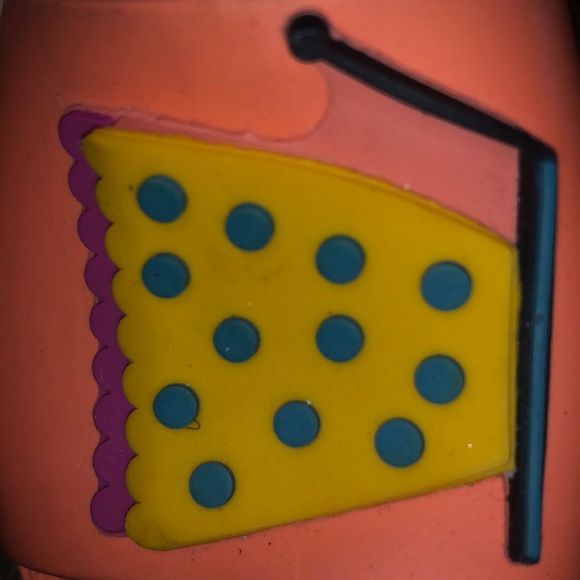 Mini Melissa Mia Fabula Butterfly and Caterpillar Coral Sandals - Picture 11 of 13